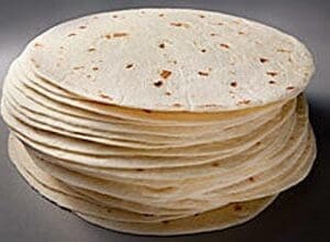14" Pressed Flour Tortilla